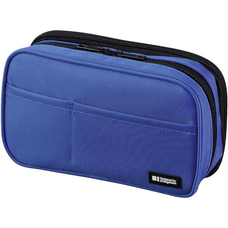 Lihit Lab Book Type Double Zipper Pouch