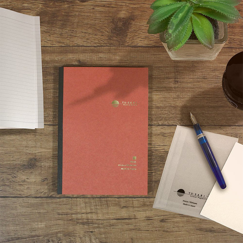 Yu-Sari A5/B5 Notebook (Grid, Lined, Blank)