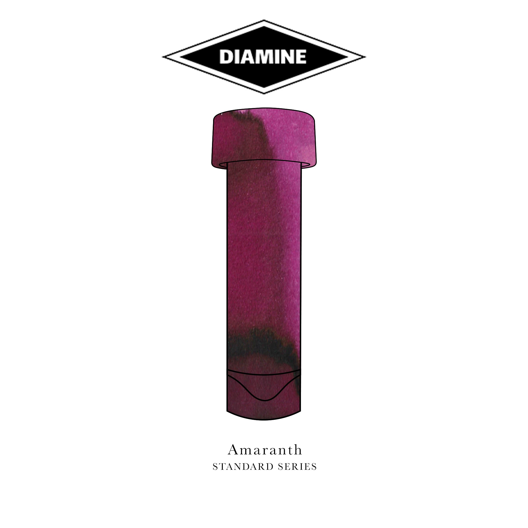 Diamine Standard Series (A-L) Fountain Pen Ink Sample Vials (3ml)