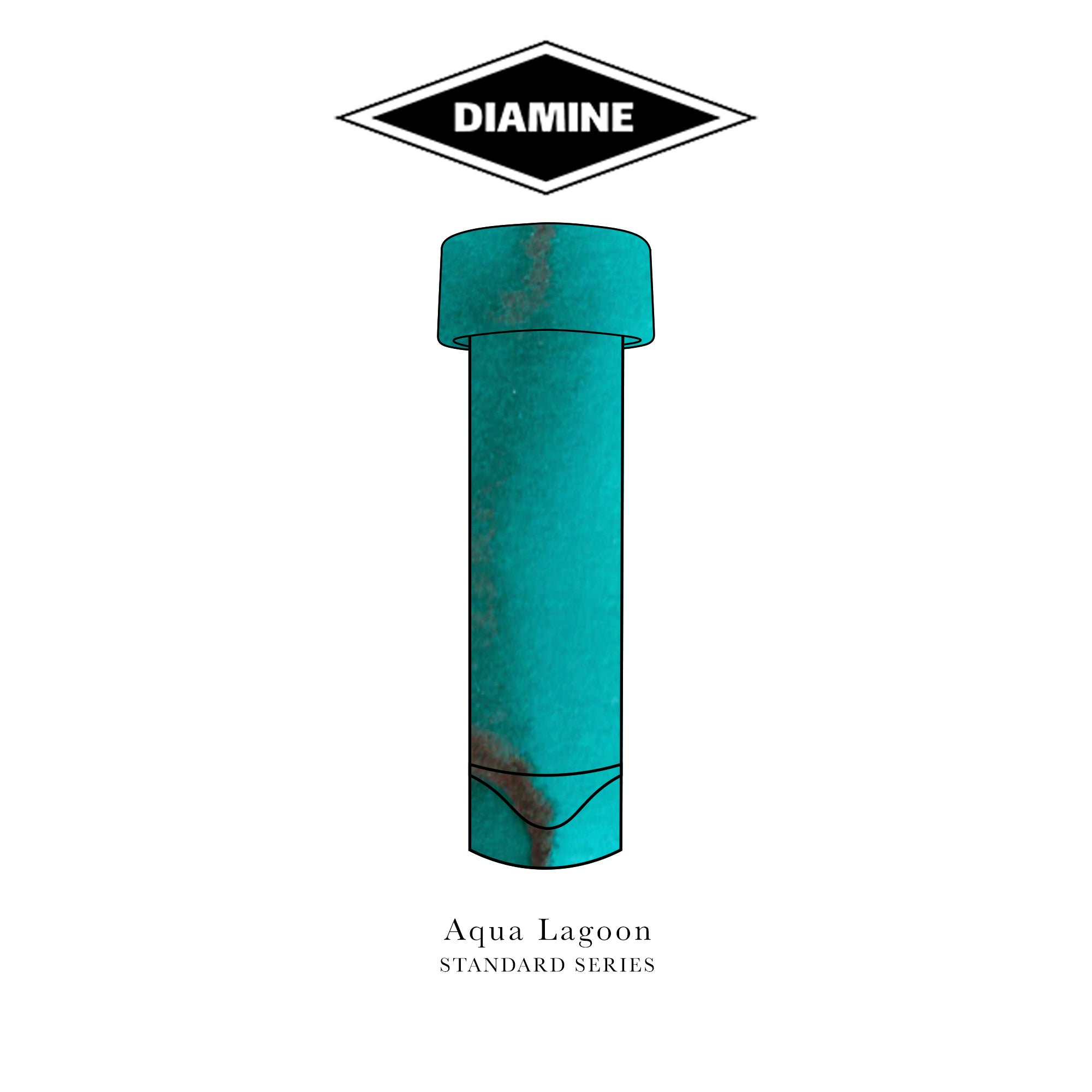 Diamine Standard Series (A-L) Fountain Pen Ink Sample Vials (3ml)