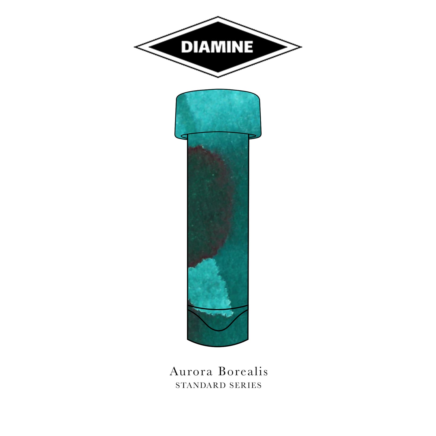 Diamine Standard Series (A-L) Fountain Pen Ink Sample Vials (3ml)