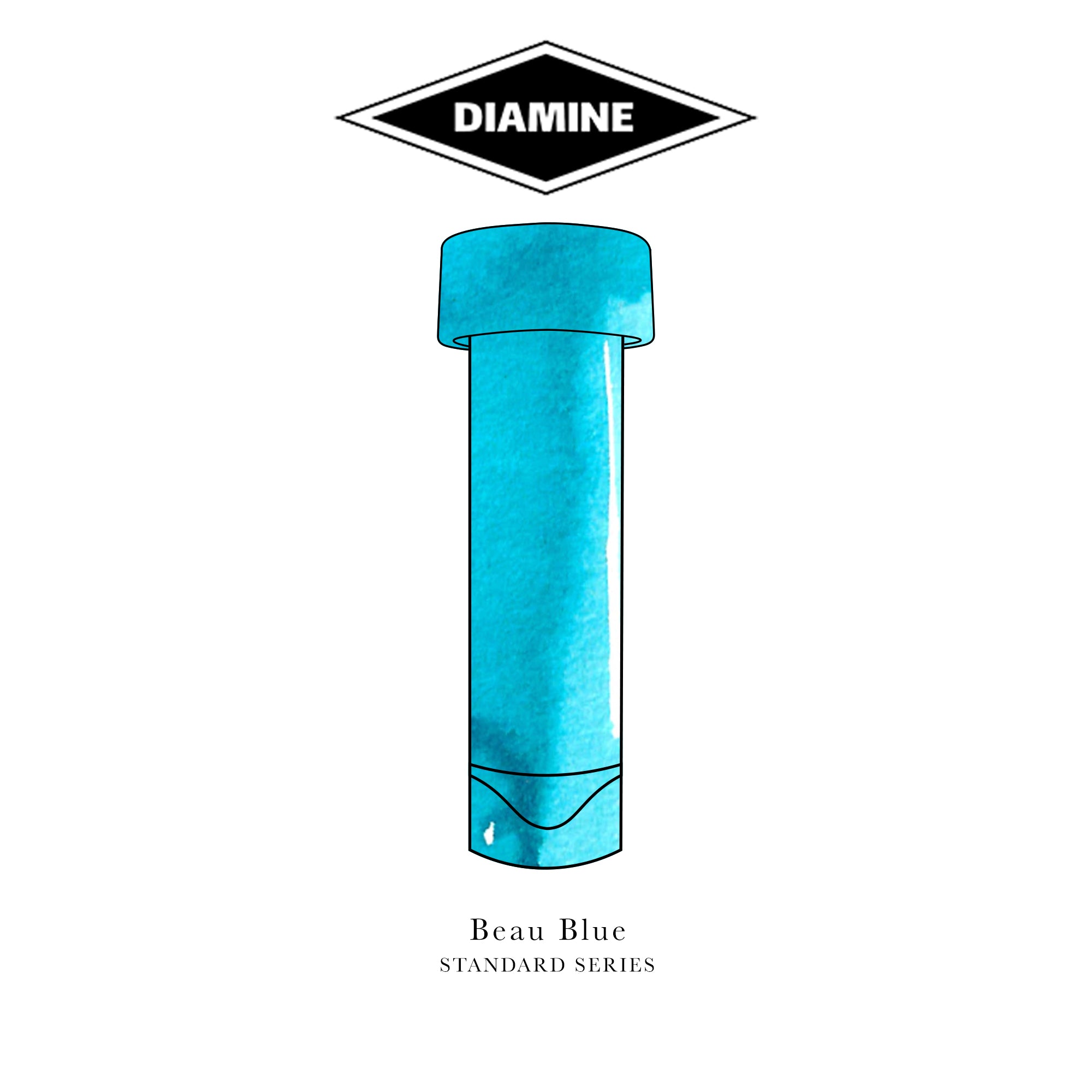 Diamine Standard Series (A-L) Fountain Pen Ink Sample Vials (3ml)