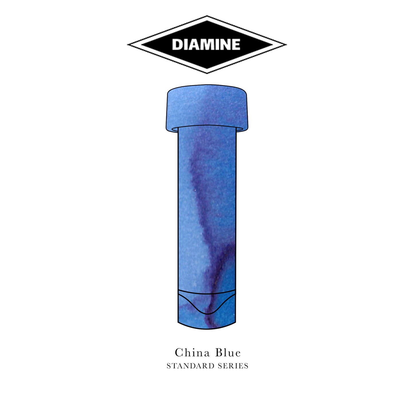 Diamine Standard Series (A-L) Fountain Pen Ink Sample Vials (3ml)