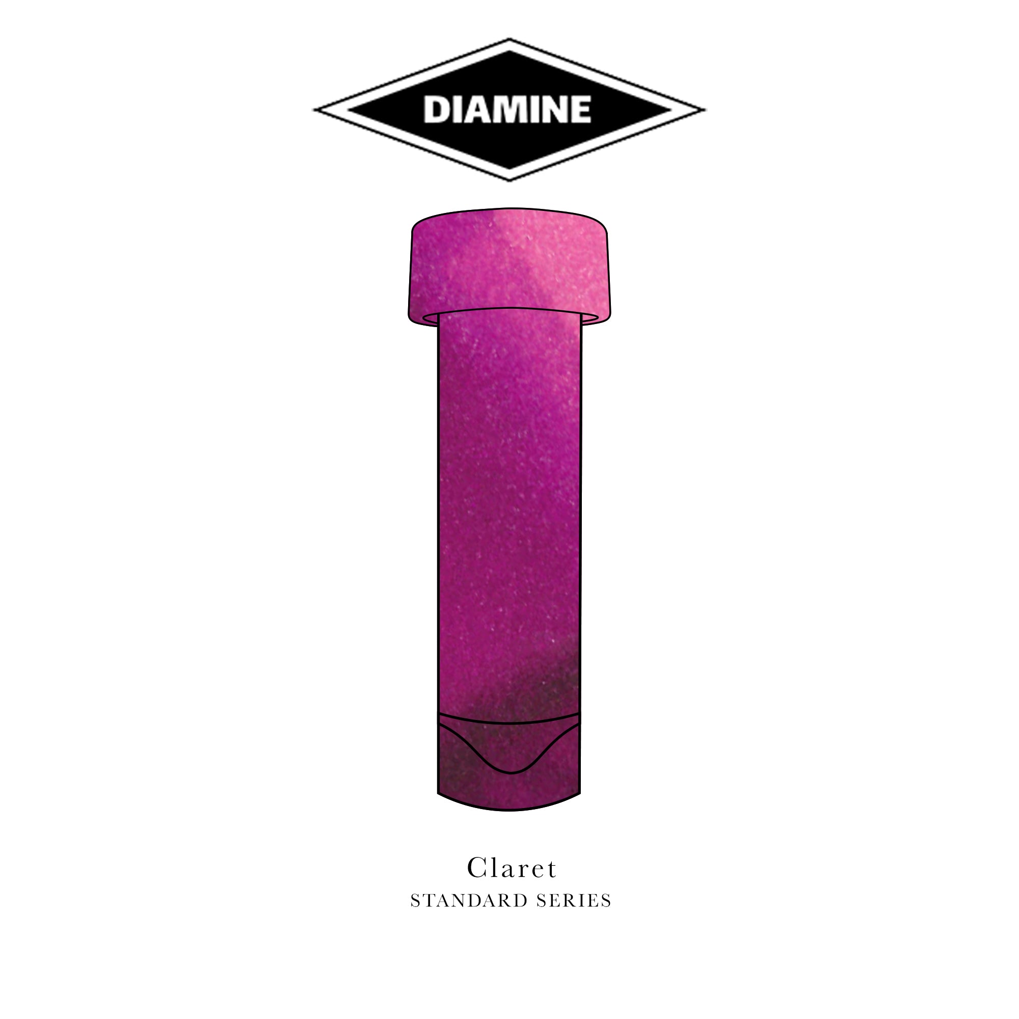 Diamine Standard Series (A-L) Fountain Pen Ink Sample Vials (3ml)
