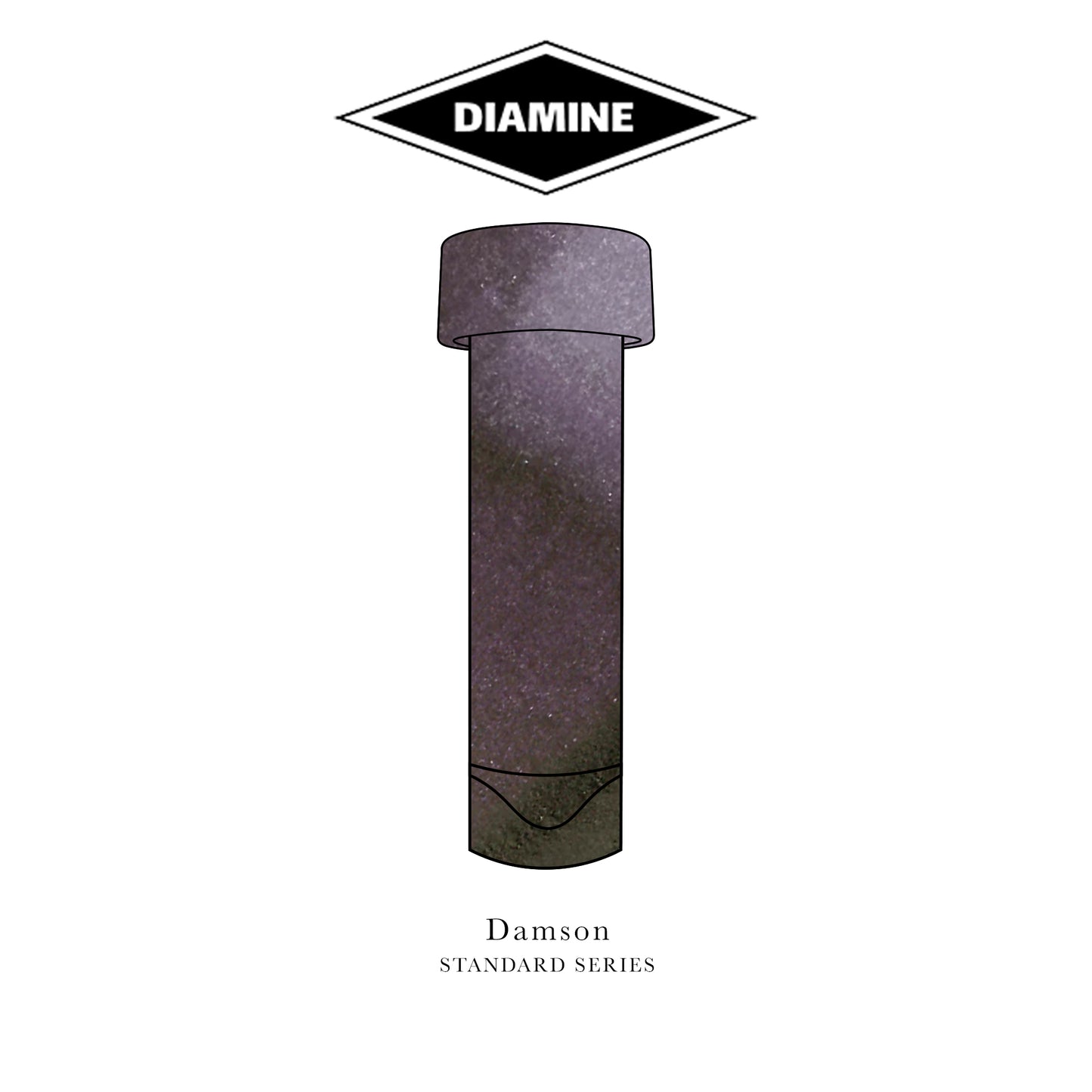 Diamine Standard Series (A-L) Fountain Pen Ink Sample Vials (3ml)