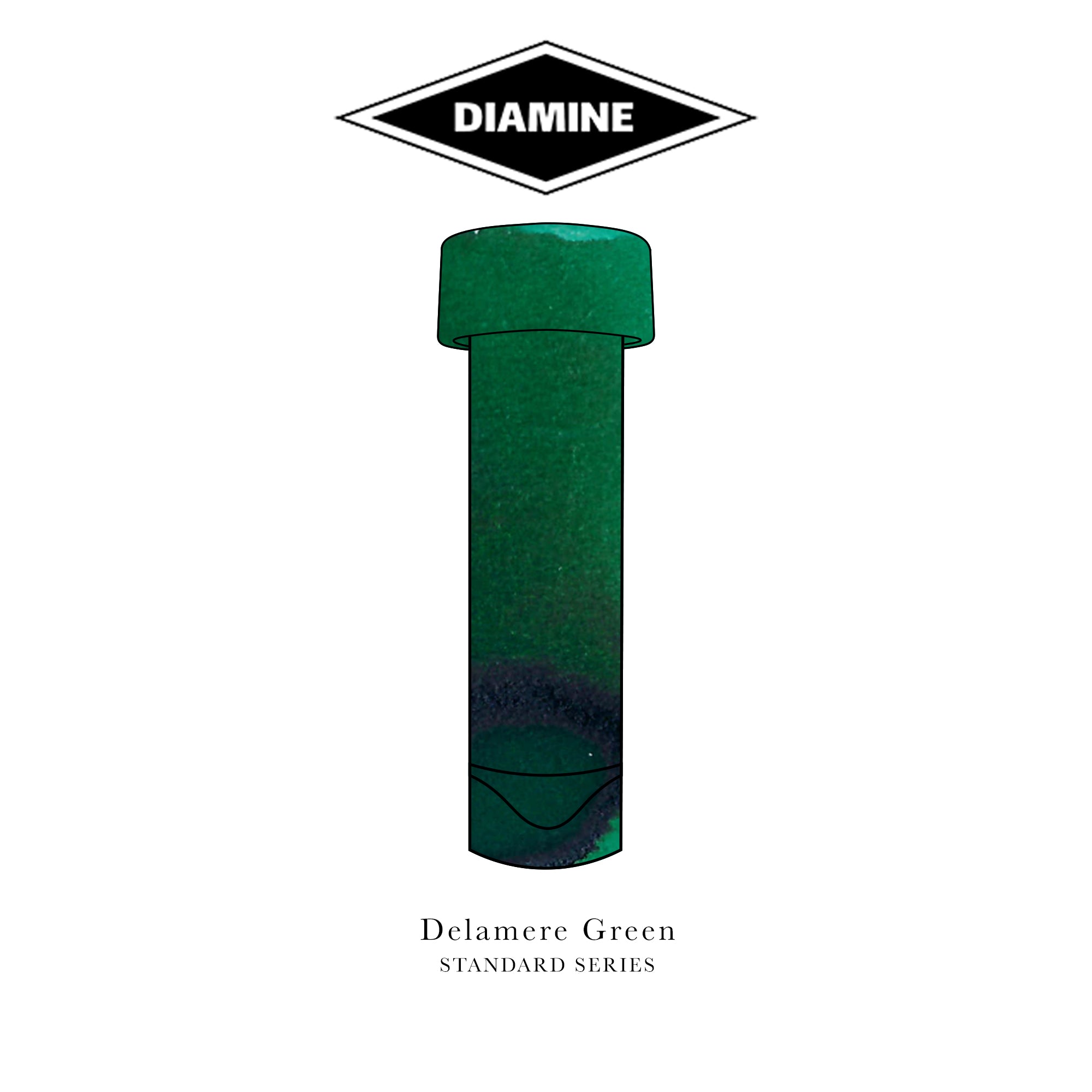 Diamine Standard Series (A-L) Fountain Pen Ink Sample Vials (3ml)