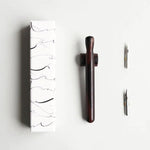 Tag Stationery Dip Pen Set (Wooden Holder & G Nib)