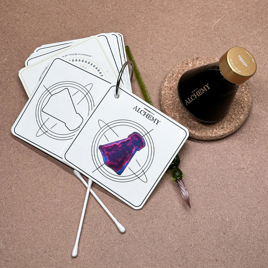 Endless Alchemy Ink Swatch Ring Cards