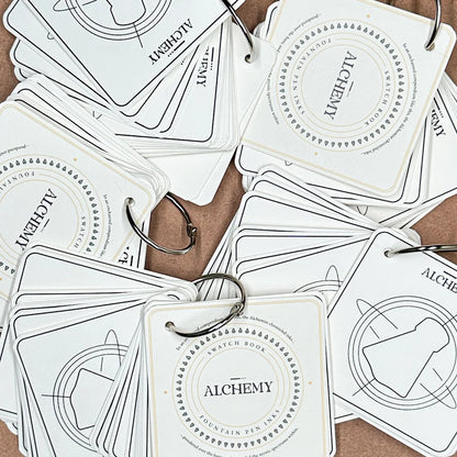 Endless Alchemy Ink Swatch Ring Cards