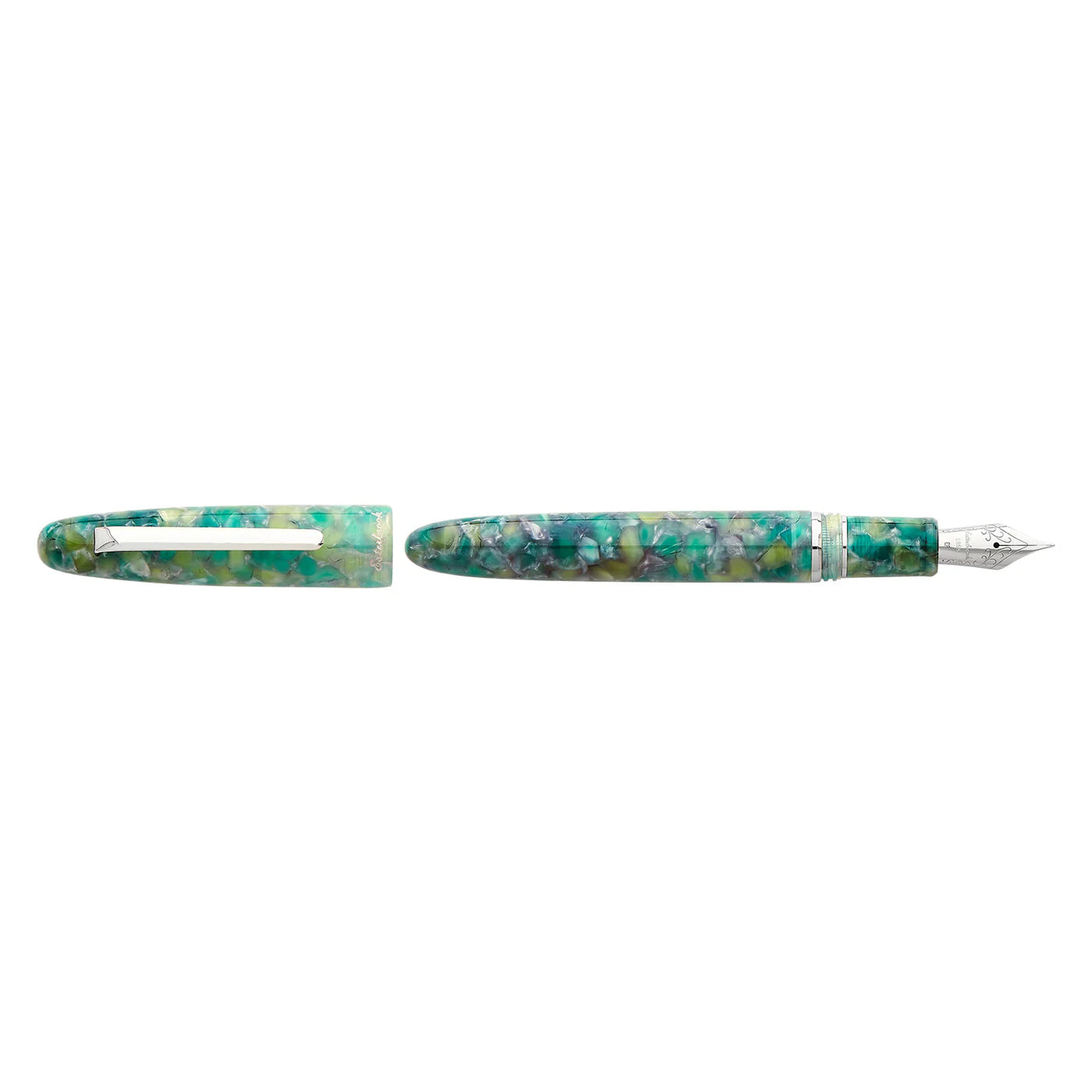 Esterbrook Estie Sea Glass Silver Trim Fountain Pen