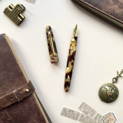 Esterbrook Estie Tortoise Gold Trim Fountain Pen