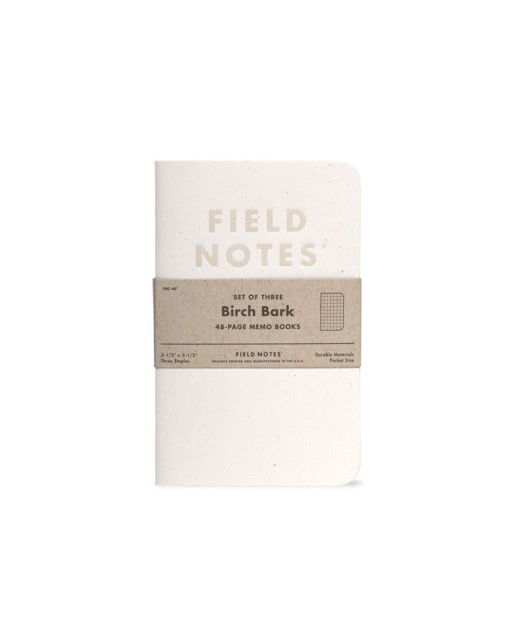 Field Notes Birch Bark Notebooks (3-Pack)