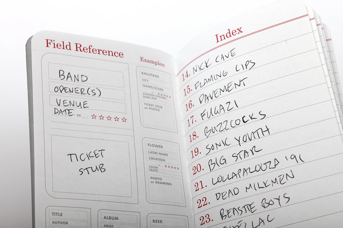 Field Notes Index Edition Notebooks
