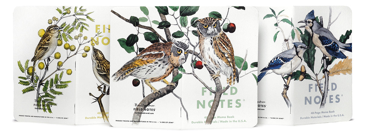 Field Notes Birds & Trees of North America (3-Pack) Notebooks