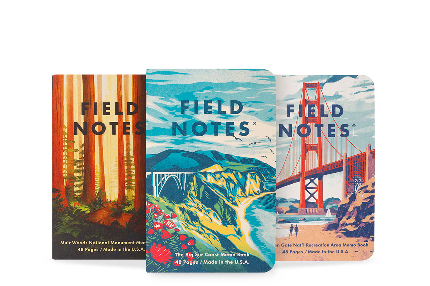 Field Notes Explore America Series [2 Sets of Three]