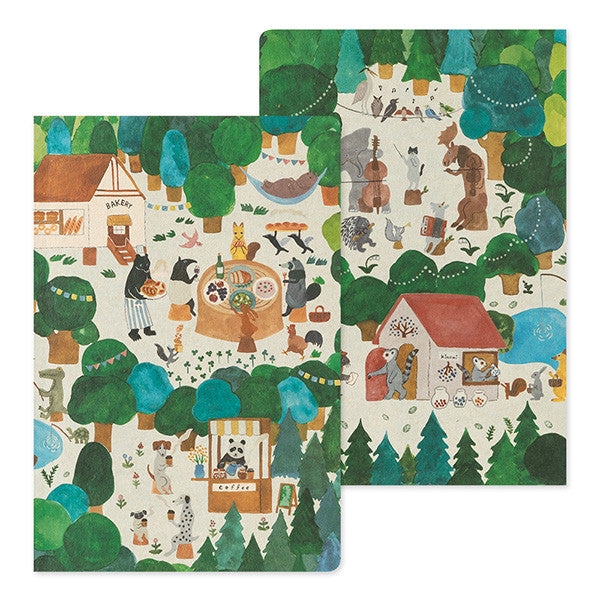 Midori Yuru Log Notebook B6