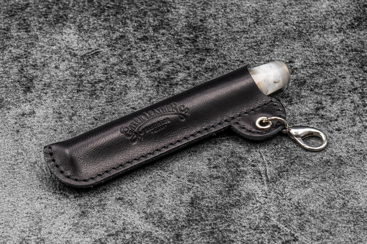 Galen Leather - Leather Pocket Pen Keeper - Lanyard EDC Pocket Pen Sleeve