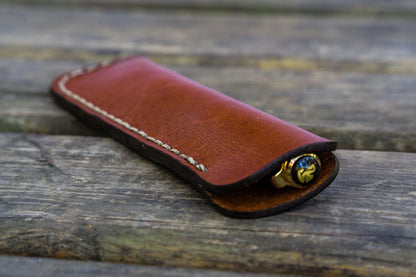 Galen Leather - Leather Single Fountain Pen Case / Pen Pouch