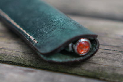 Galen Leather - Leather Single Fountain Pen Case / Pen Pouch