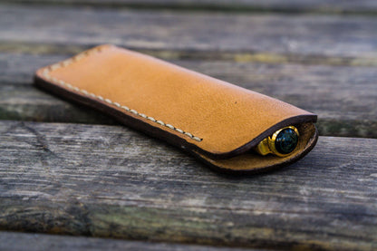 Galen Leather - Leather Single Fountain Pen Case / Pen Pouch