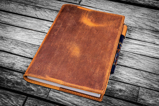 Galen Leather - Leather Slim A5 Notebook / Planner Cover