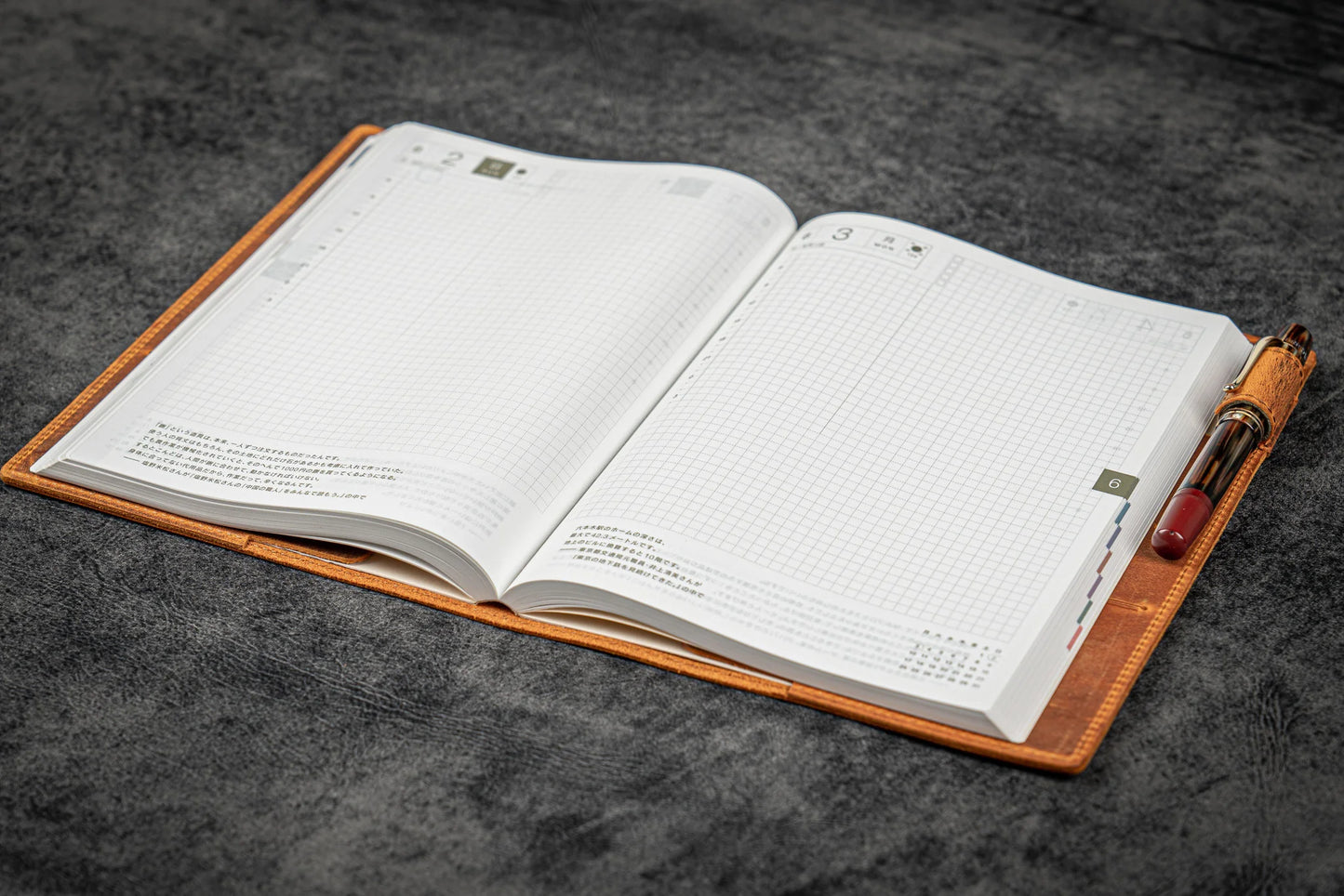 Galen Leather - Leather Slim A5 Notebook / Planner Cover