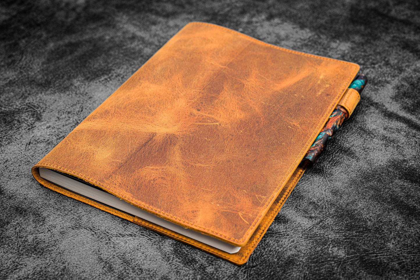 Galen Leather - Leather Slim B5 Notebook / Planner Cover