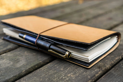 Galen Leather - Leather Wallet Insert for Traveler's Notebook - Regular Size