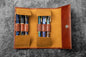 Galen Leather - The Writer’s Pen Wrap - 6 Slots Pen Case