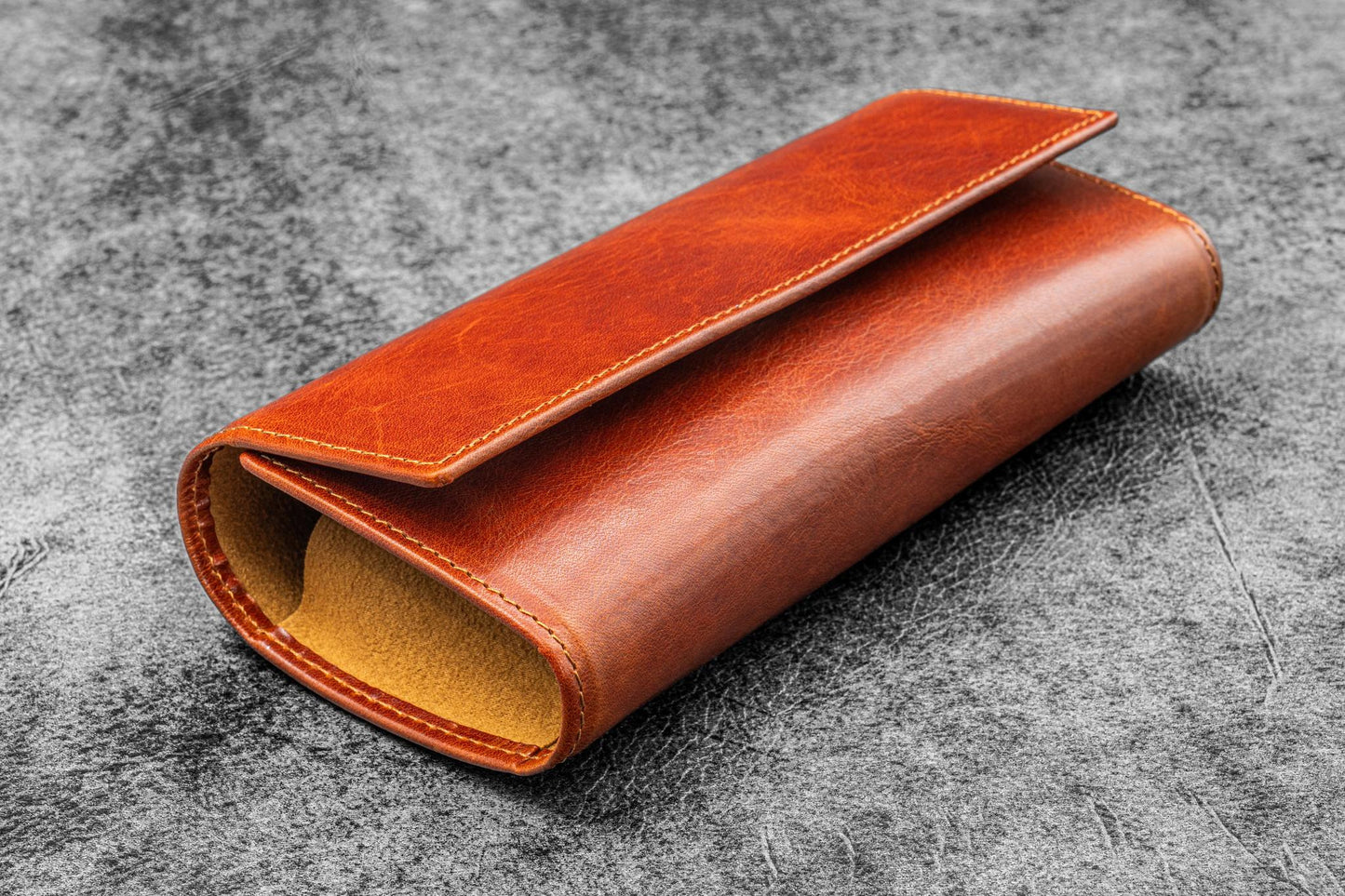 Galen Leather - The Writer’s Pen Wrap - 6 Slots Pen Case