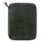 Galen Leather - Leather Zippered 10 Slots Pen Case with A5 Notebook Holder