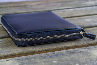 Galen Leather - Leather Zippered 5 Slots Pen Case