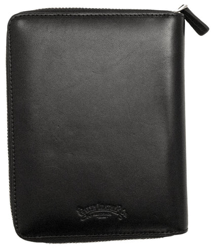 Galen Leather - Leather Zippered 5 Slots Pen Case