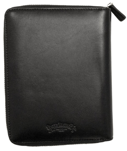 Galen Leather - Leather Zippered 5 Slots Pen Case