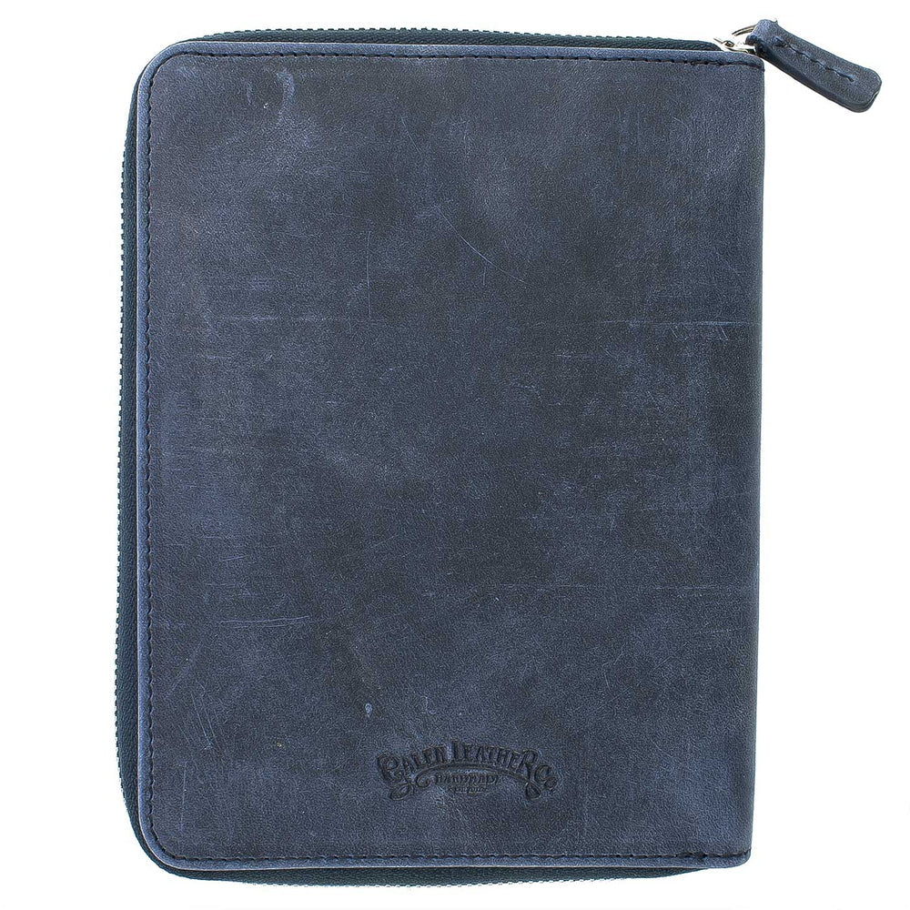 Galen Leather - Leather Zippered 5 Slots Pen Case