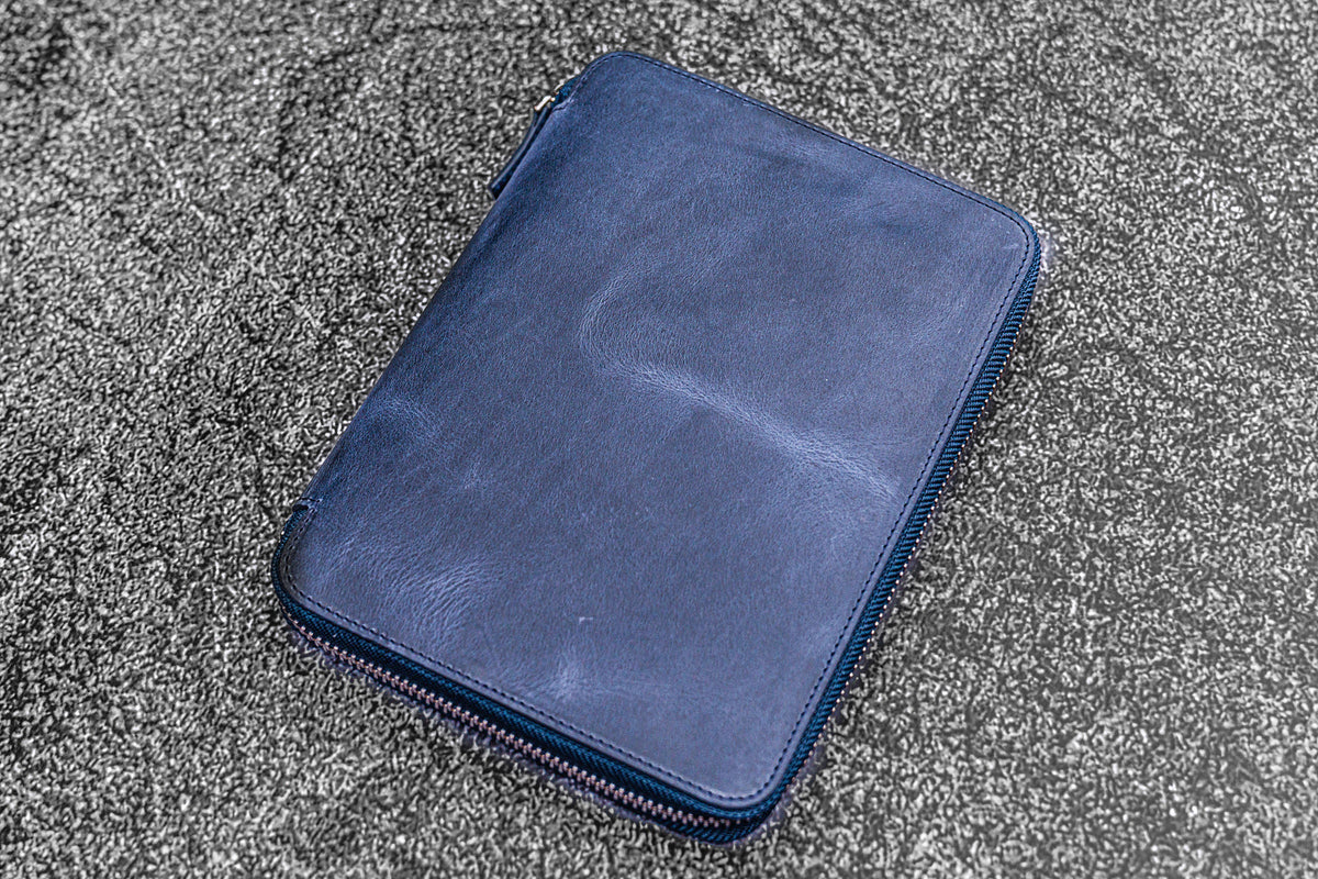 Galen Leather - Leather Zippered A5 Leuchtturm 1917 Notebook Folio
