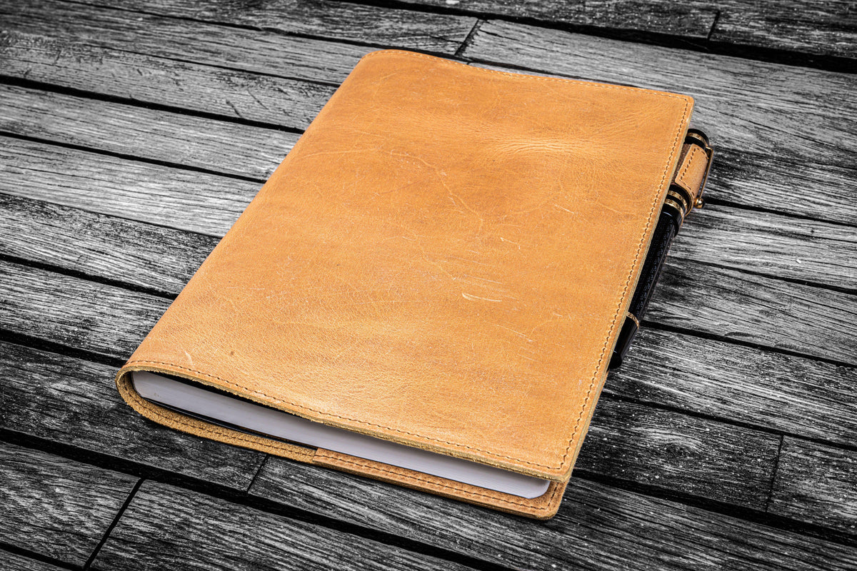 Galen Leather - Leather Slim A5 Notebook / Planner Cover