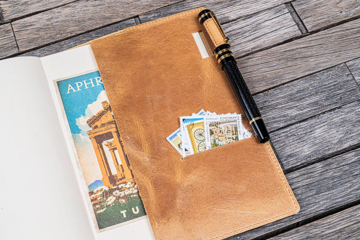 Galen Leather - Leather Slim A5 Notebook / Planner Cover
