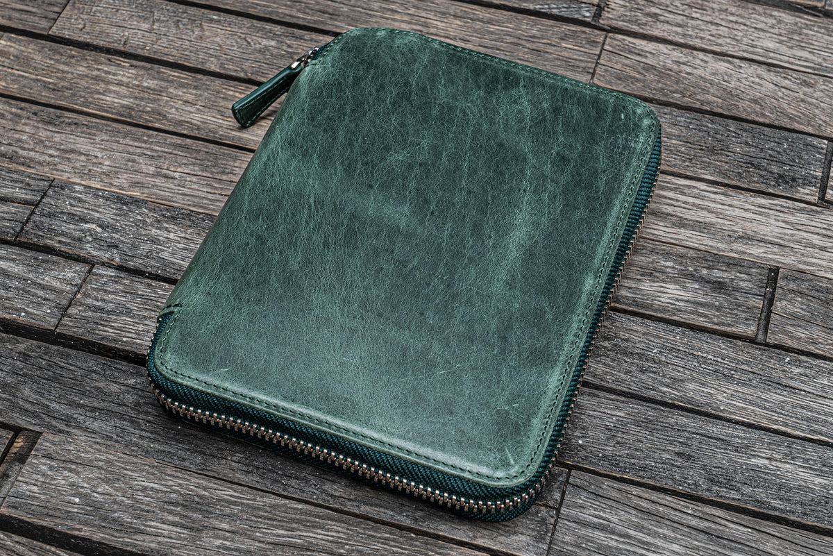 Galen Leather - Leather Zippered B6 / B6 Slim Planner Folio