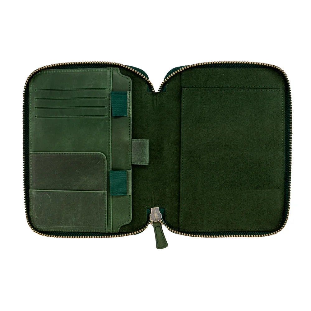 Galen Leather - Leather Zippered B6 / B6 Slim Planner Folio