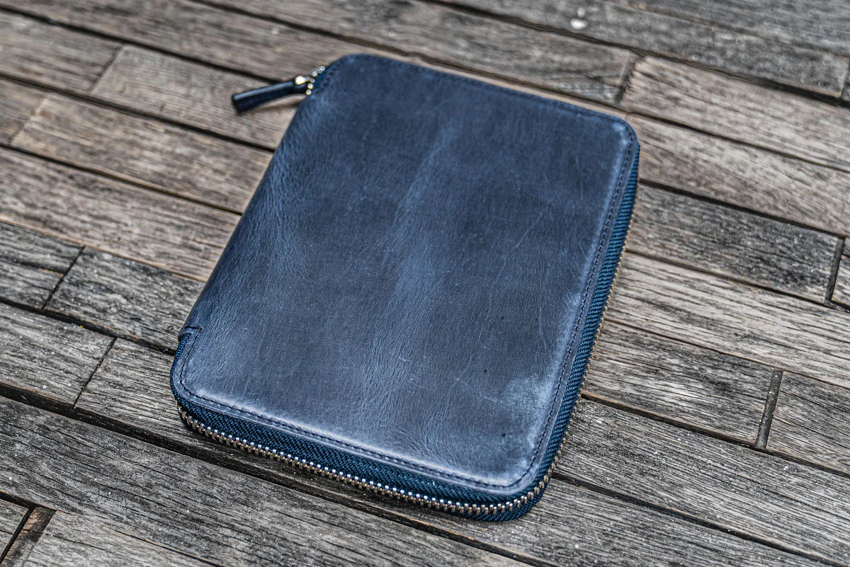 Galen Leather - Leather Zippered B6 / B6 Slim Planner Folio