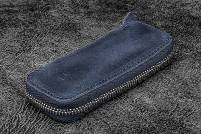 Galen Leather - Leather Zippered Double Pen Case for Kaweco - Pocket Pen