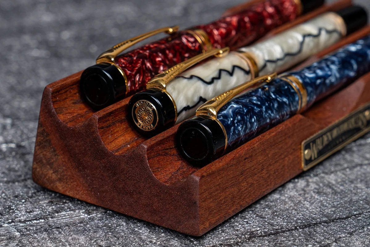 Galen Leather - The Pen Bed Wooden Fountain Pen Stand