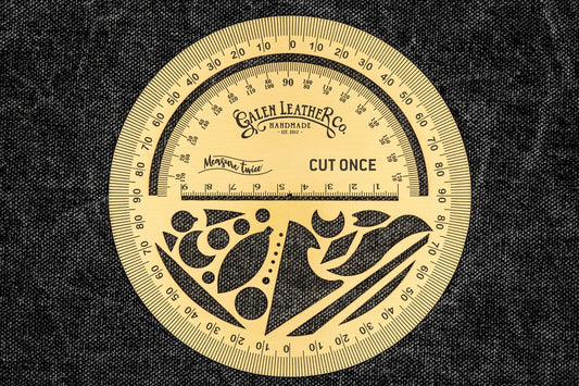 Galen Leather - The Circle Master - Brass Master Round Design Companion