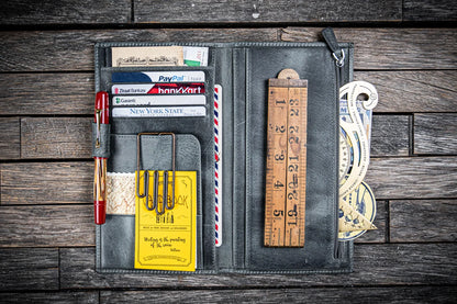 Galen Leather - Leather Wallet Insert for Traveler's Notebook - Regular Size