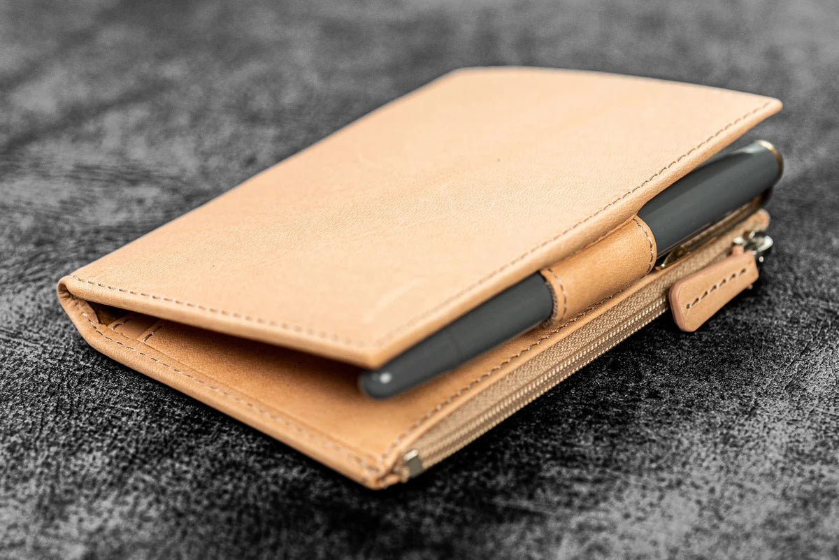 Galen Leather - Leather Wallet Insert for Traveler's Notebook - Passport Size