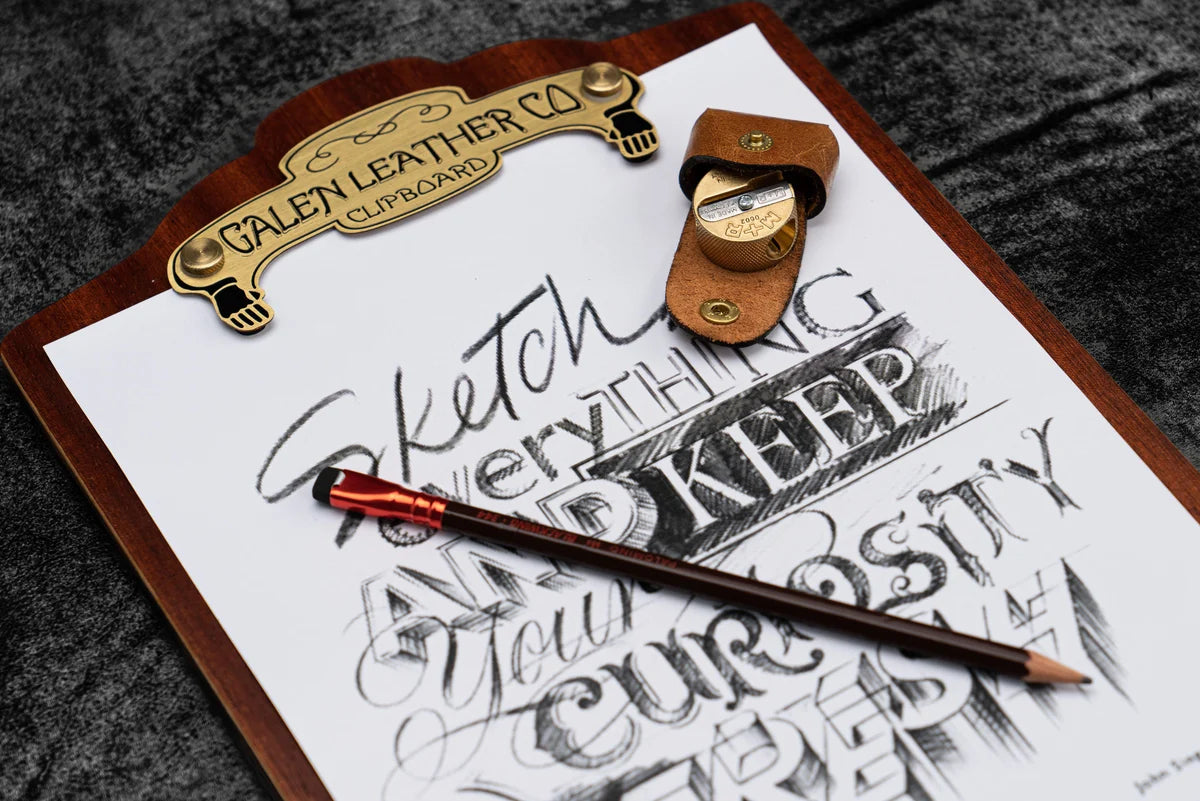 Galen Leather - Wooden A4 Clipboard