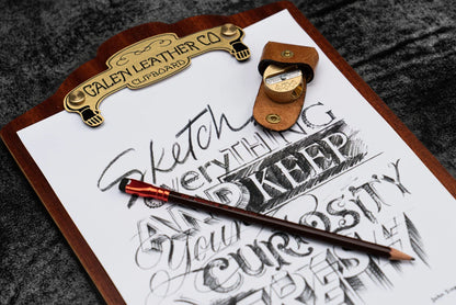 Galen Leather - Wooden A4 Clipboard