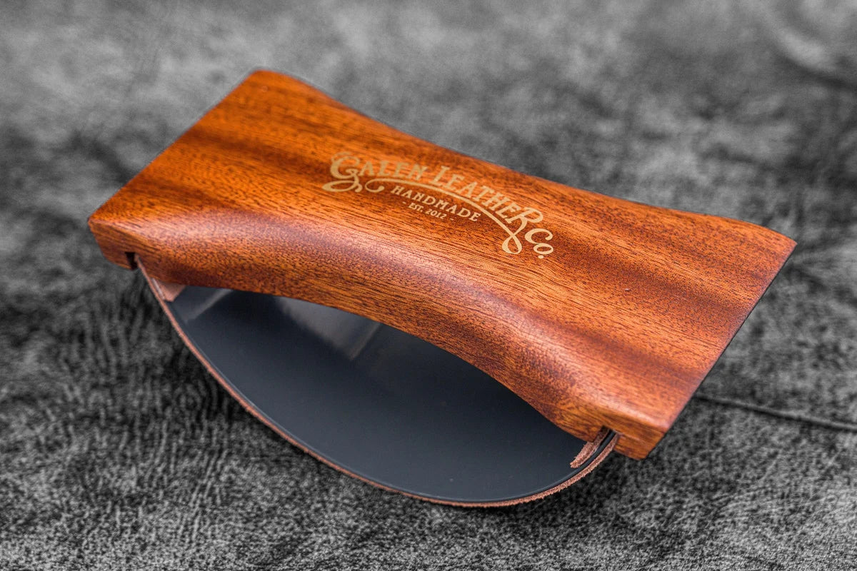 Galen Leather - Wood Rocking Ink Blotter