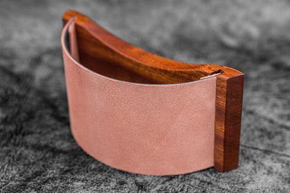 Galen Leather - Wood Rocking Ink Blotter